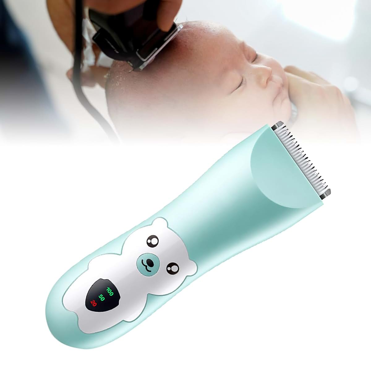 BabyOneStop Cordless Rechargeable Baby Hair Clipper With 2 Combs