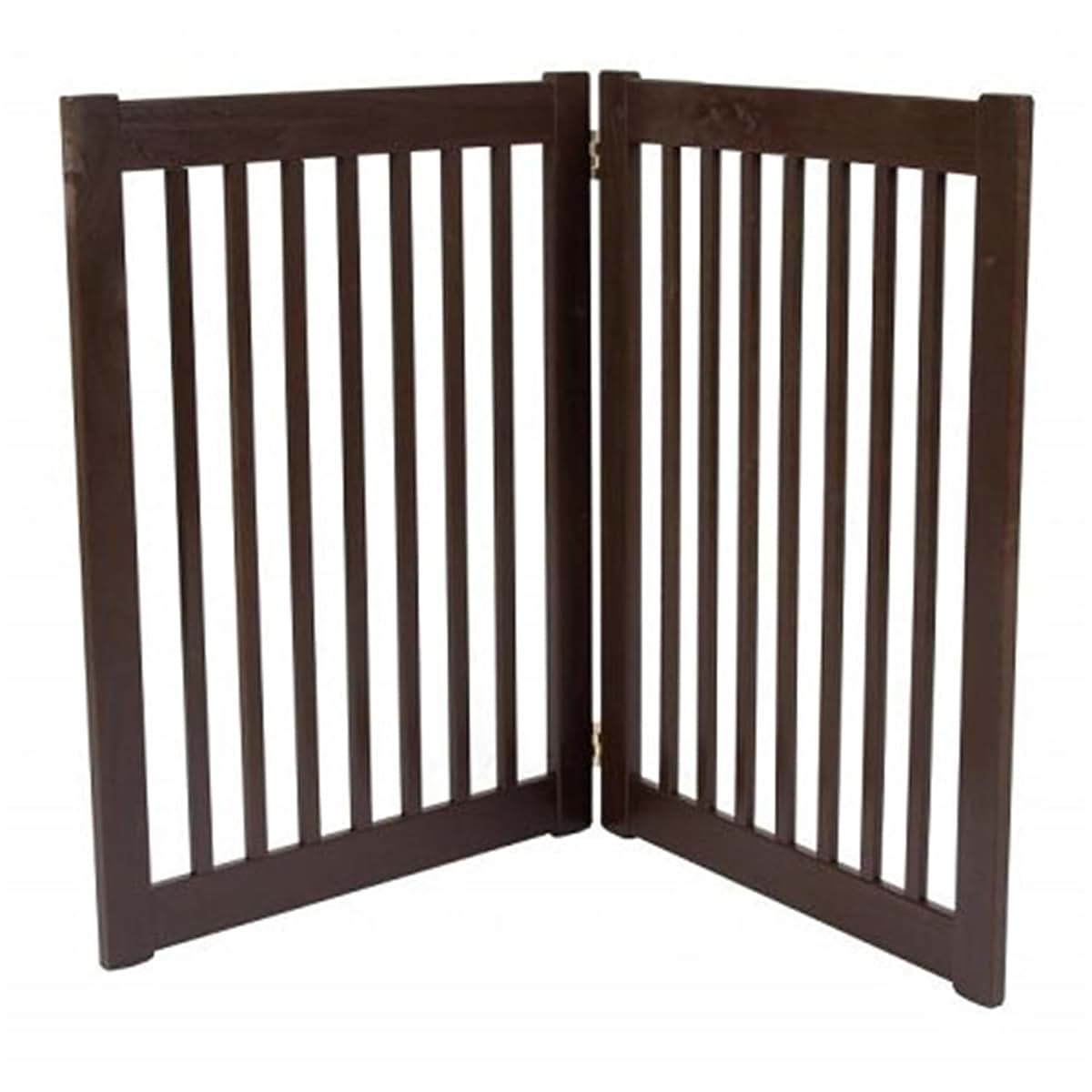 Dynamic Accents Freestanding 2-Panel Pet Gate In Black