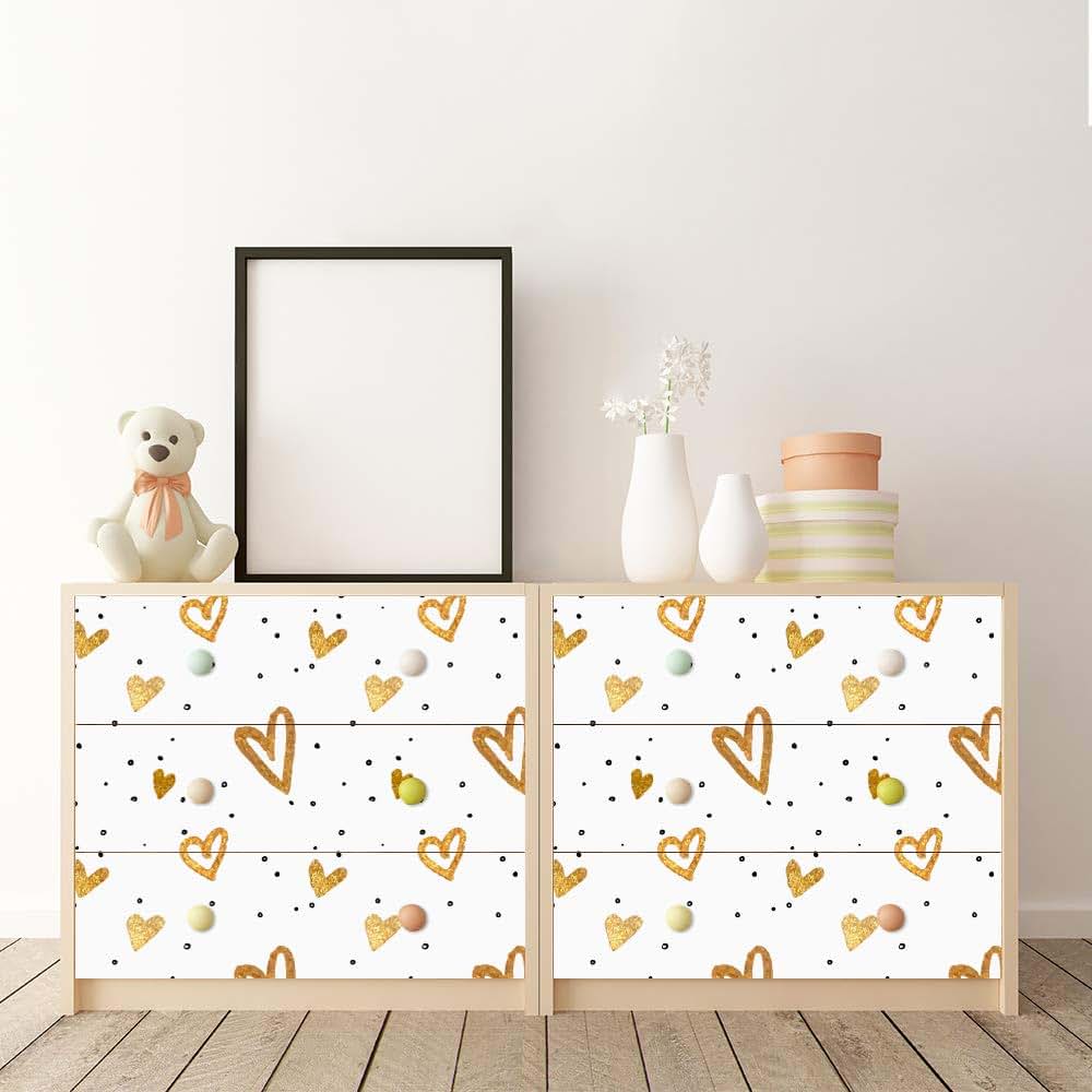 Amaonm Heart Wall Decals | Removable DIY Nursery Decor
