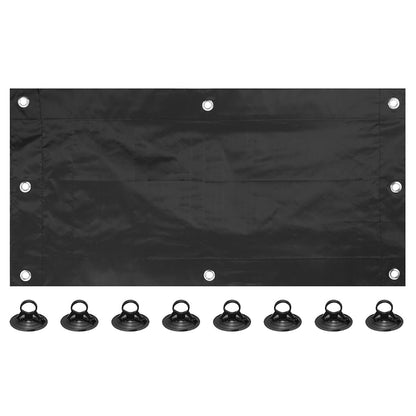 PATIKIL Nursery Blackout Curtain 40 x 22 Inch Portable Room Darkening Shade with Suction Cups