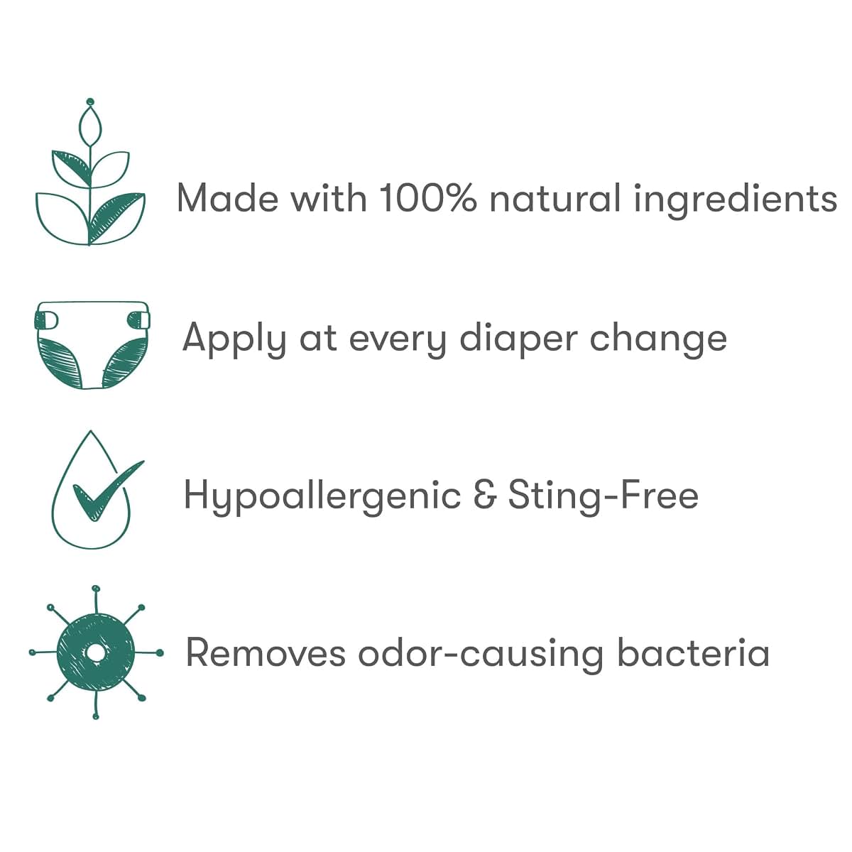 Munchkin Hypochlorous Acid Spray for Diaper Rash Care