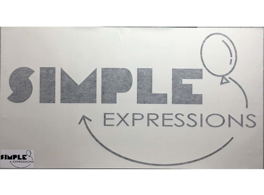 Simple Expressions Arts Nursery Wall Art Vinyl Sticker Decal