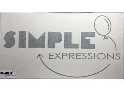 Simple Expressions Arts Nursery Wall Art Vinyl Sticker Decal