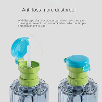 Water Bottle Straw Top Adapter Cap for Kids Drinking Bottles