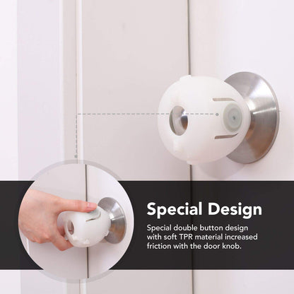 Eudemon Baby Safety Door Knob Covers 4 Pack