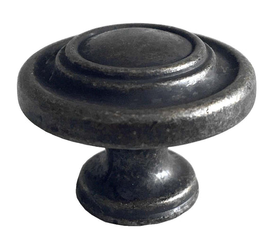 Fjydm Dark Antique Bronze Round Drawer Knob For Nursery Furniture