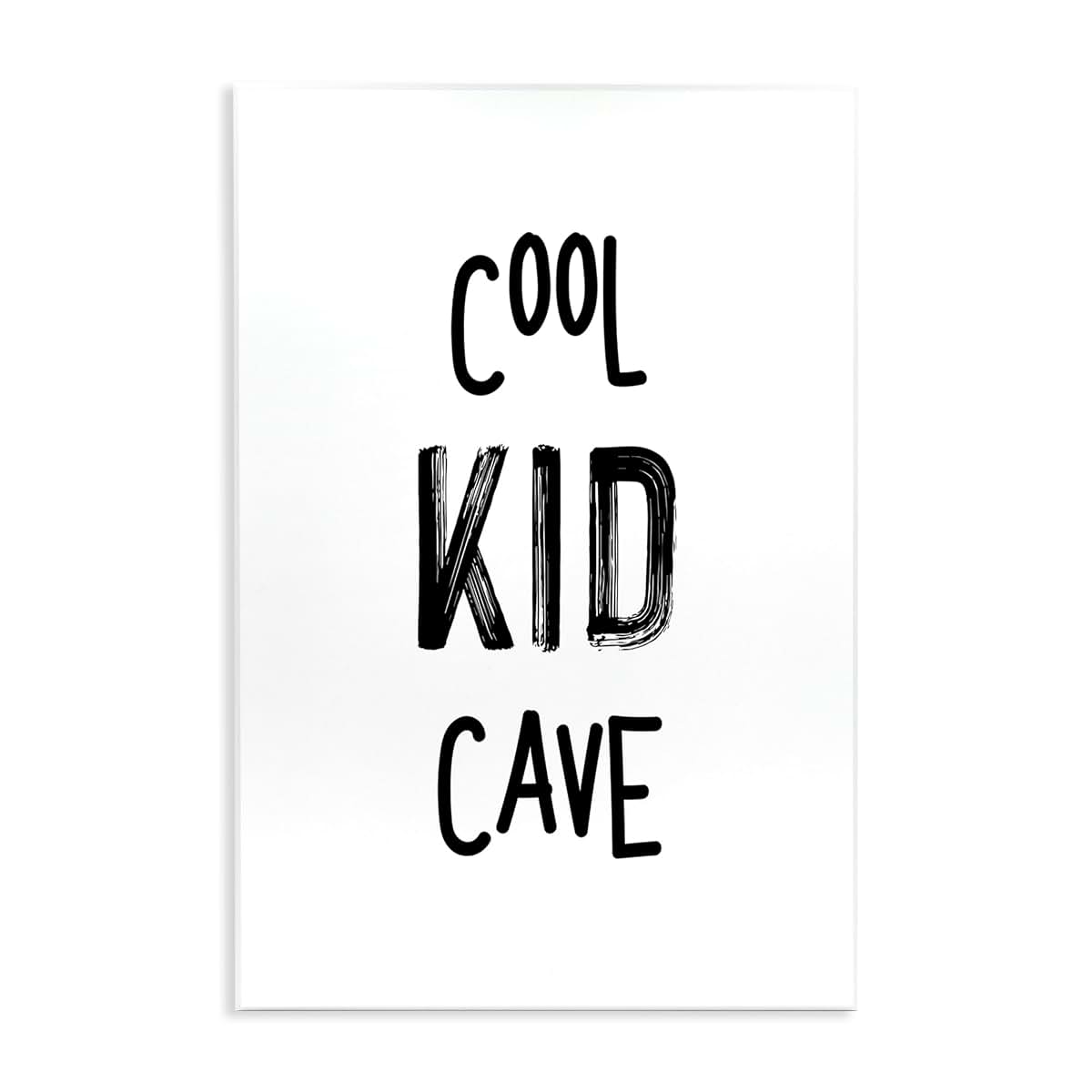 Stupell Industries Cool Kid Cave Minimal Wall Plaque Art, 13x19 Inches, Made in USA