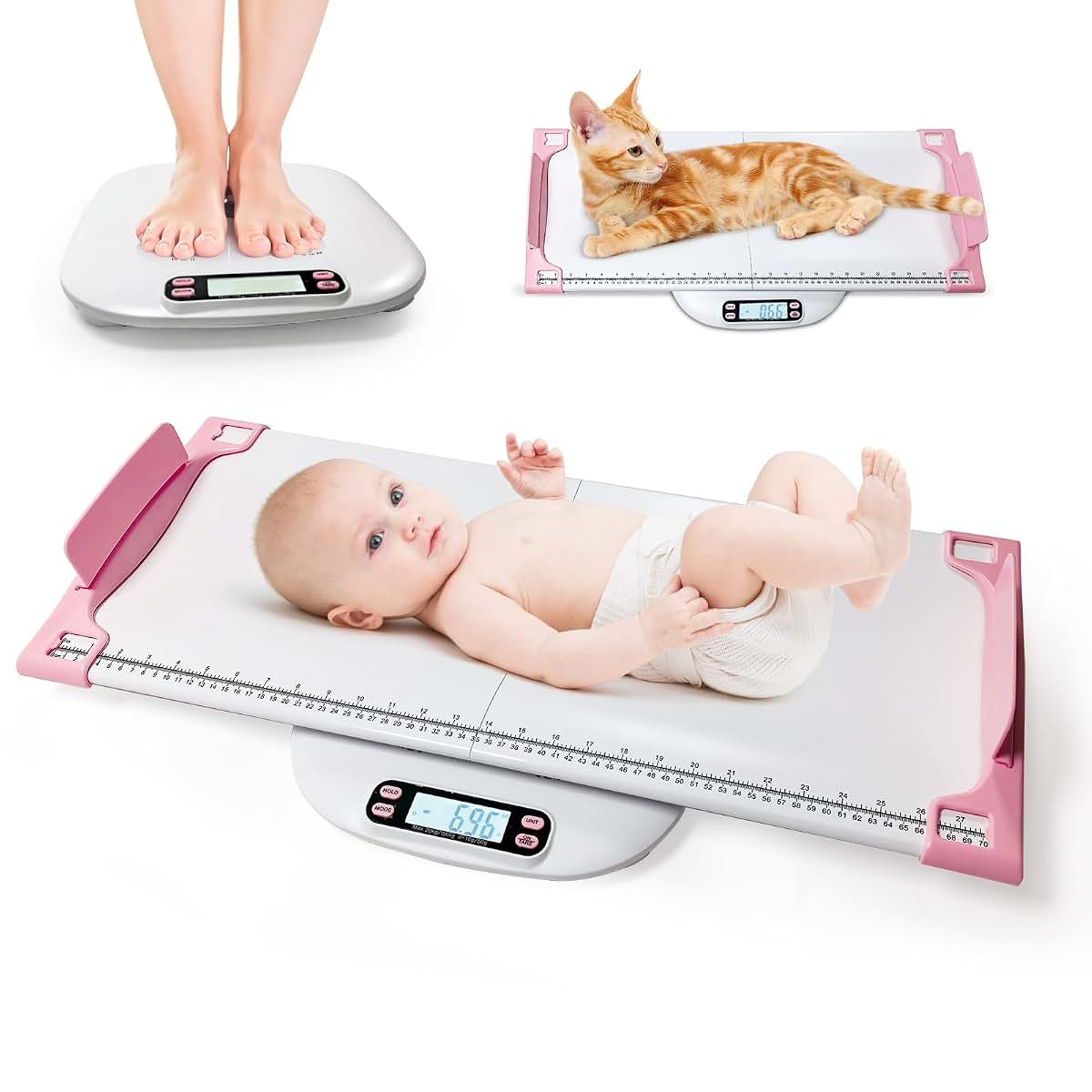 Digital Portable Baby and Pet Scale for Accurate Weight Measurement