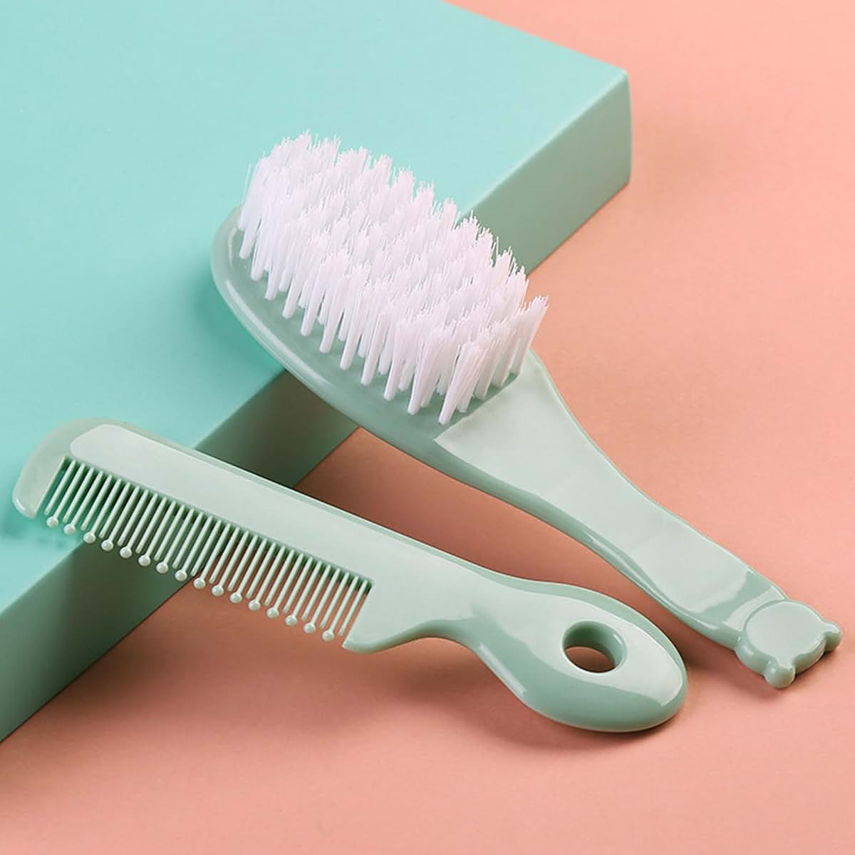 Coyenrat Brush & Comb Set Children Hair Brush With Soft Nylon Bristles (photo 4)