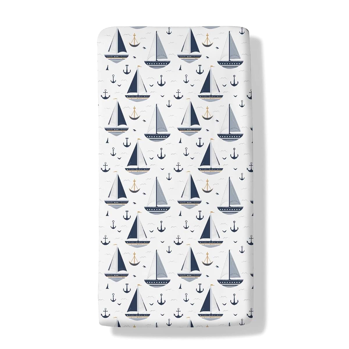 Cstdyfrv Vintage Boats Anchors Fitted Crib Sheet