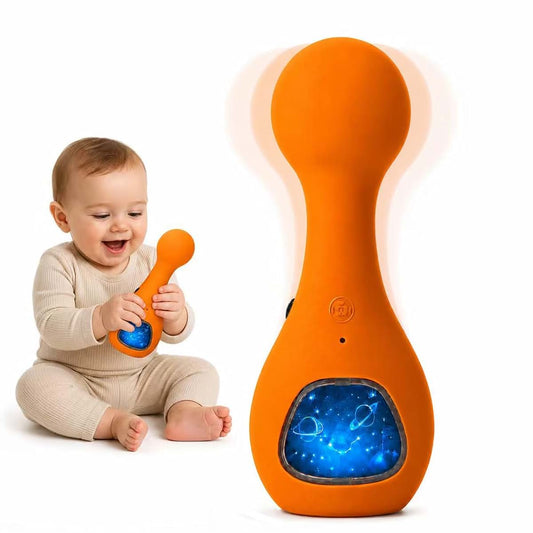 Dreamy Nookuu Portable Baby Sound Machine for Stroller, Car & Crib, Star Night Light
