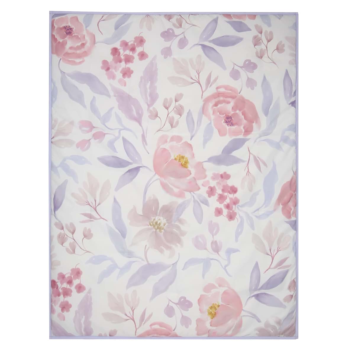 Bedtime Originals Lavender Floral 3-Piece Baby Crib Bedding Set