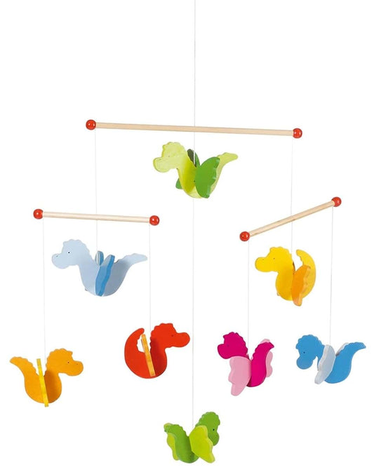 Goki Wooden Mobile Dragon Set for Nursery Decor