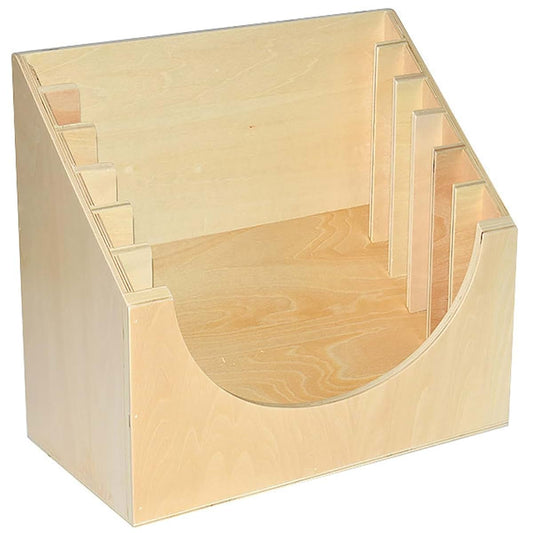 Goutdori Wooden Dressing Board Stand for 6 Frames Montessori Toy Organizer Beechwood Clothing Frame Holder for Toddler