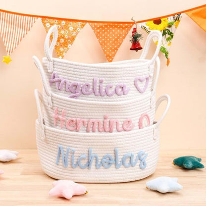 JinFu dian Personalized Basket,Custom,Baskets for Gifts Empty,Personalized Easter Basket for Boys,Personalized Easter (photo 2)