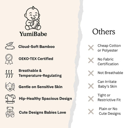 YumiBabe Organic Bamboo Baby Sleep Sack Wearable Blanket (photo 3)