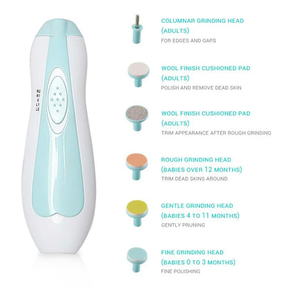 Yeaphy Electric Baby Nail Trimmer Set for Fingernails and Toenails (photo 4)