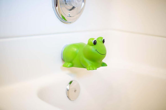 S.C. Products, Inc. Ultra Soft Faucet Guard | Baby Bath Spout Cover | Foam Tub Faucet Cover | Frog