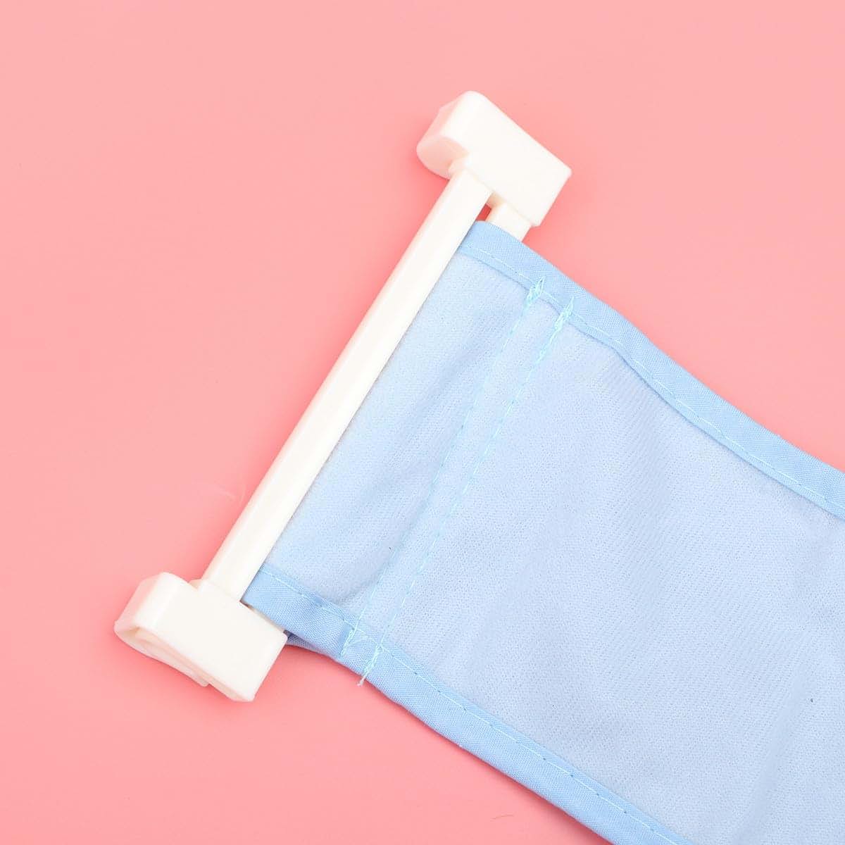 Yardwe Adjustable Newborn Bath Seat Support Net, Non-Slip Blue Mesh