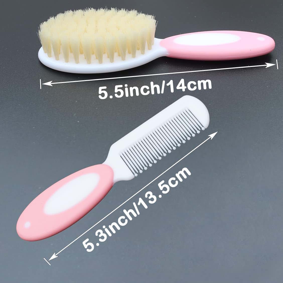 Duruan Baby Hair Brush With Soft Goat Bristles For Newborns (photo 2)