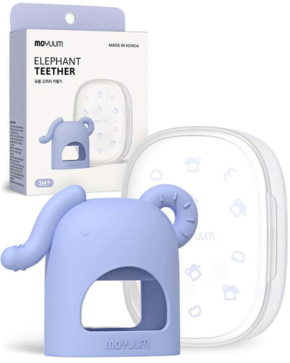 Moyuum Silicone Elephant Grip Hand Teether Toy for Babies