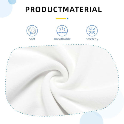 WELBB Otter Baby Swaddle Headband Set, Polyester Newborn Essentials