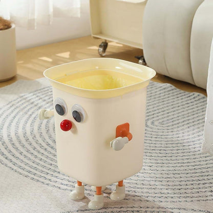 Hqkfuybl Funny Trash Can Big Eyes Garbage Bin