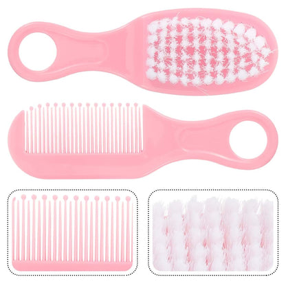 Supvox Baby Hair Brush And Comb Set For Newborn Grooming