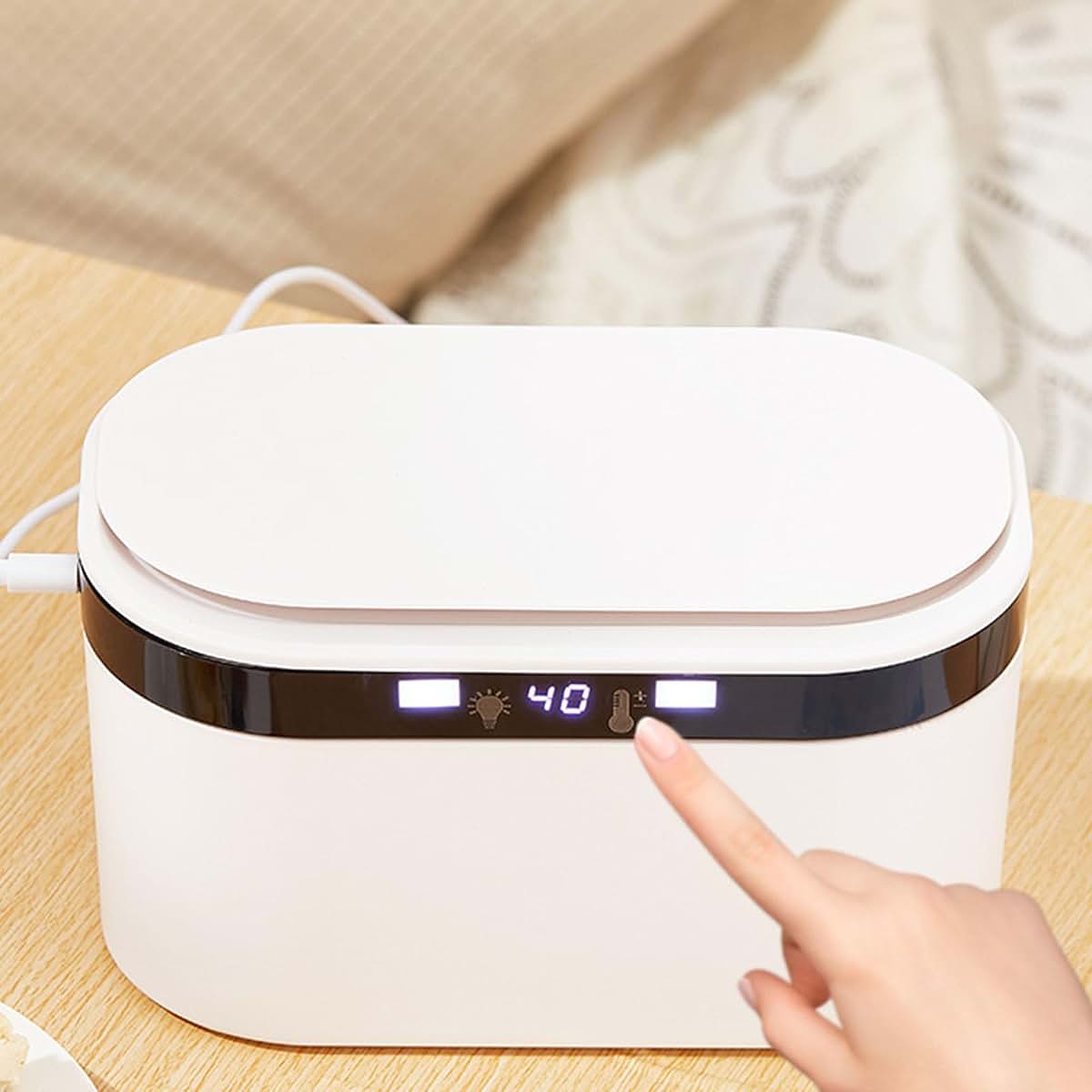 Ptilsery Baby Wipe Warmer and Dispenser with Night Light (photo 2)
