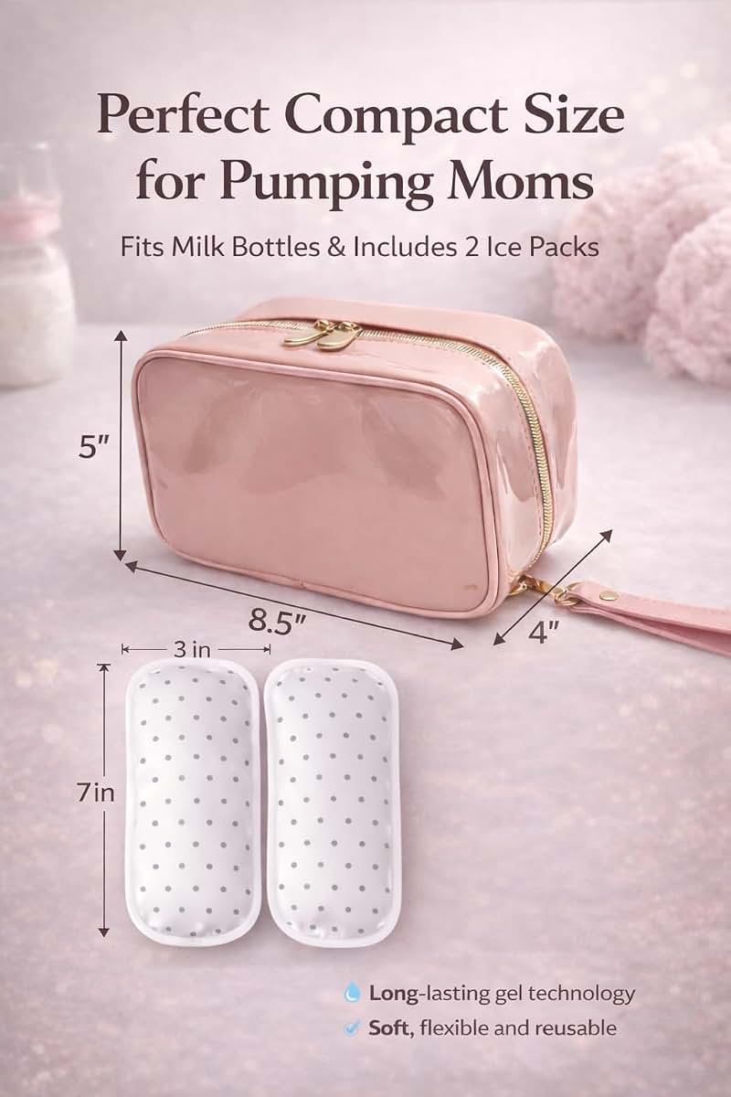 MaddiSol Breast Milk Cooler Bag with 2 Ice Packs for Travel (photo 4)