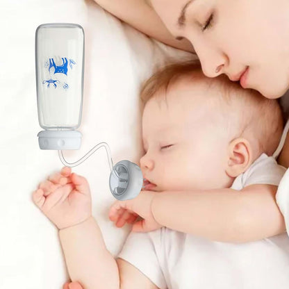 Silicone Kids Bottle 240ml Leakproof Nipple Straw