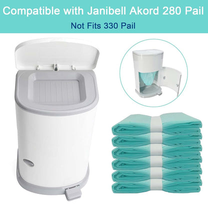 6 Pack Adult Diaper Liner Refills for Janibell Akord Slim System