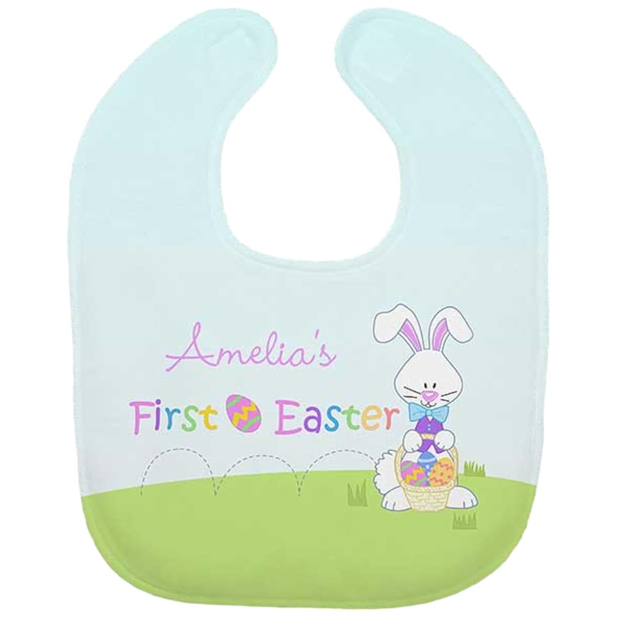Personalization Universe Baby's First Easter Personalized Baby Bib
