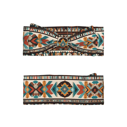 Broleo Native American Patterns Baby Bow Headband (photo 2)