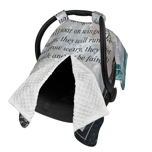 Hcpwzrf Isaiah 40:31 Multi-Use Baby Car Seat Cover And Nursing Cover