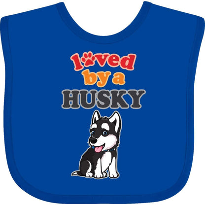 Inktastic Siberian Husky Dog Puppy Baby Bib