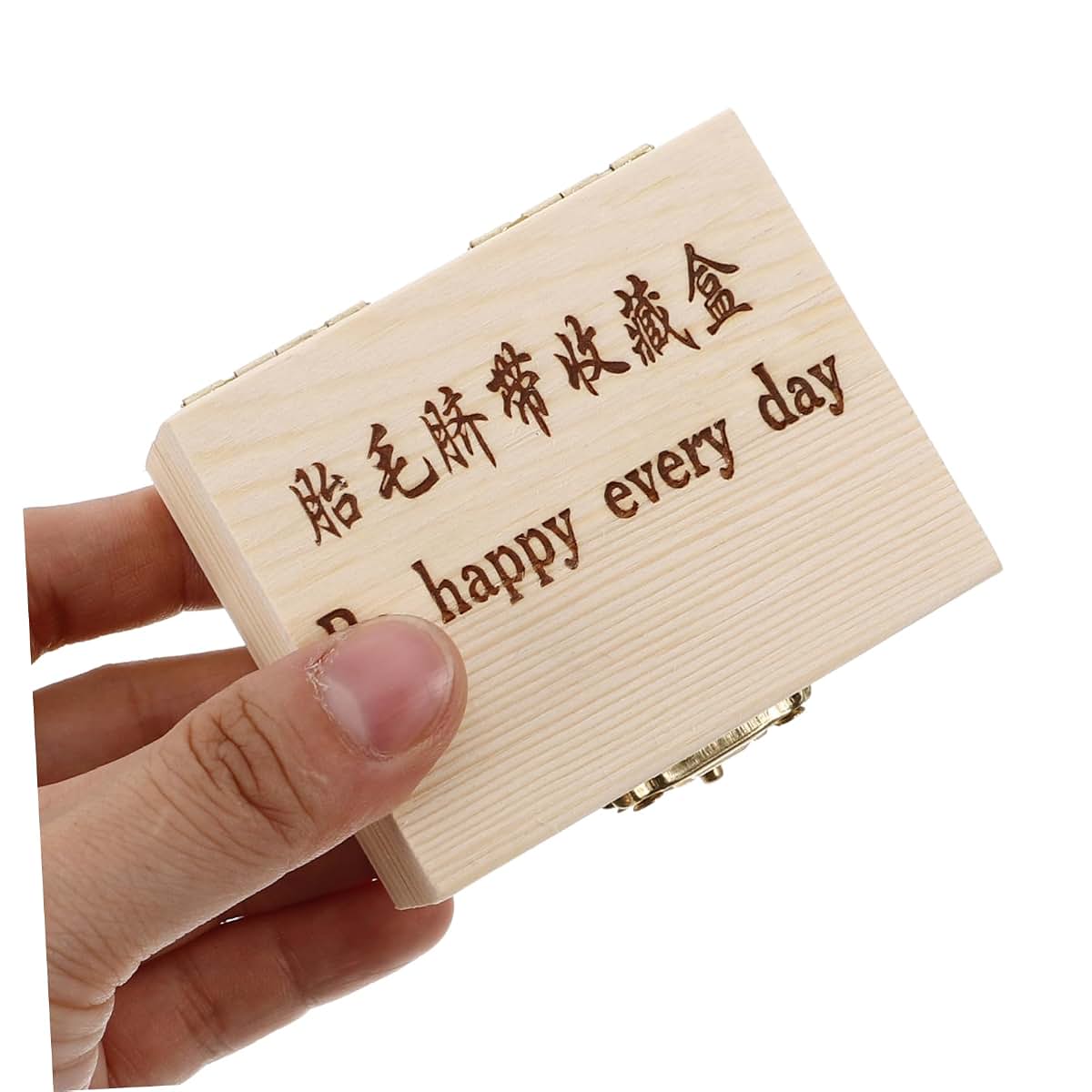 HANABASS Baby Keepsake Box Umbilical Cord Keepsake Box 2 Bottles (photo 3)