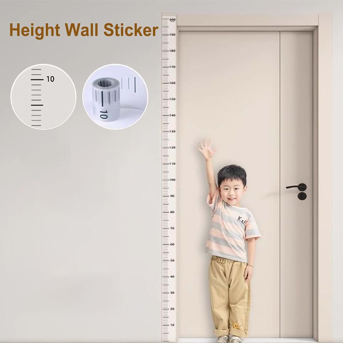 BabyOneStop Adhesive Wall Height Growth Chart Ruler