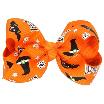 Love Sweety Baby Rose Pumpkin Bow Hair Clips for Infants