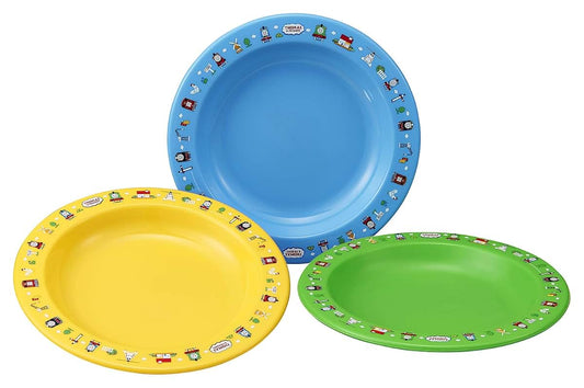 ＯＳＫ OSK PT-22 Thomas the Tank Engine Medium Plate, Set of 3