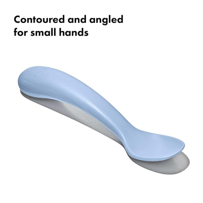 Oxo Tot Silicone Spoons 2 Pack, Dusk And Opal