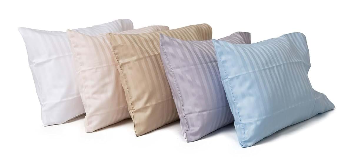 Zappy Products Toddler Travel Pillowcase, Honey Taupe Stripe
