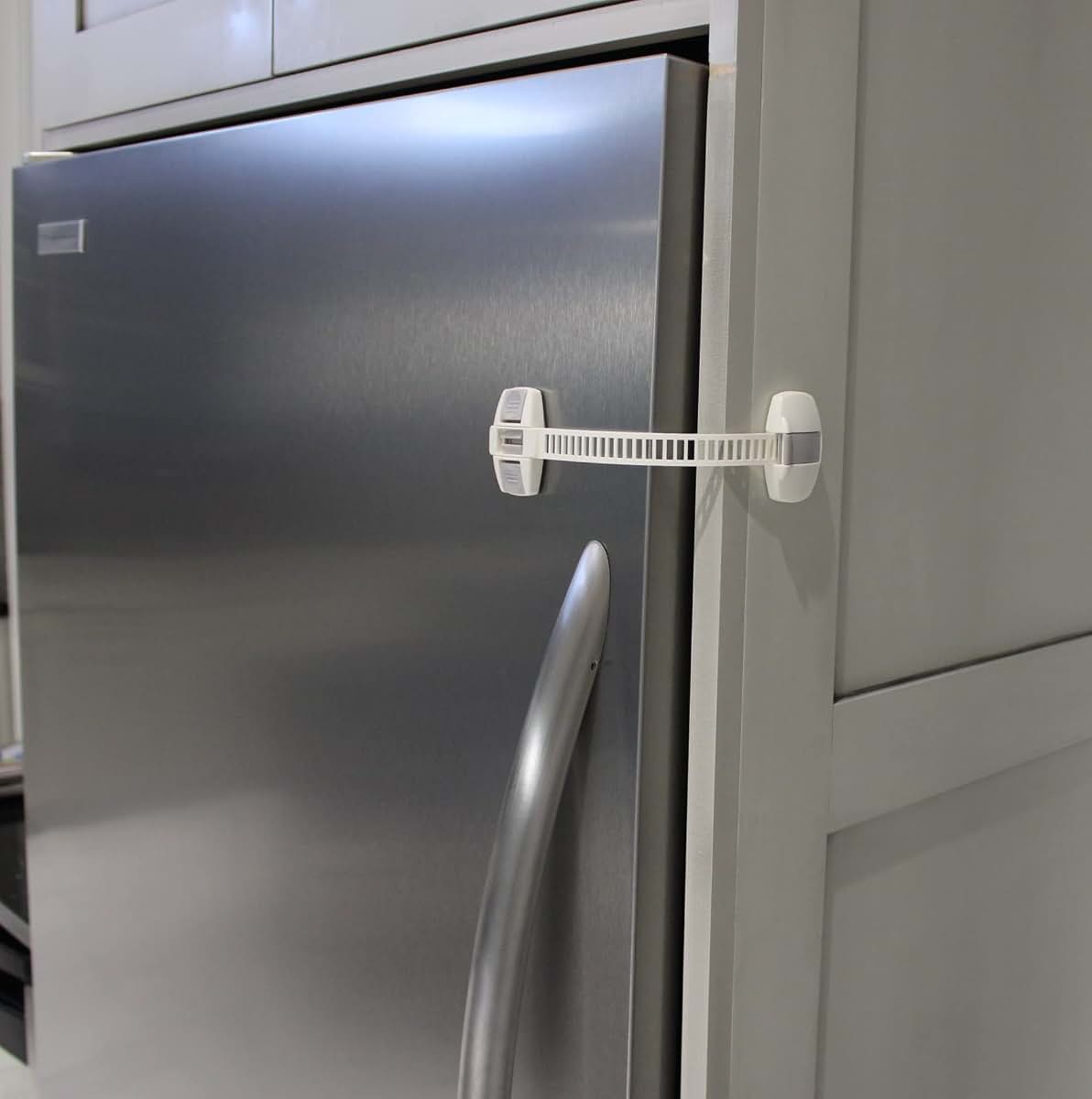 Adjustable Self-Adhesive Safety Locks Set of 2 for Cabinets and Drawers