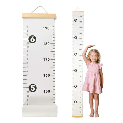 NOYOC Growth Chart for Wall, Height Measurement for Kids, 78.34x8.26 Inches