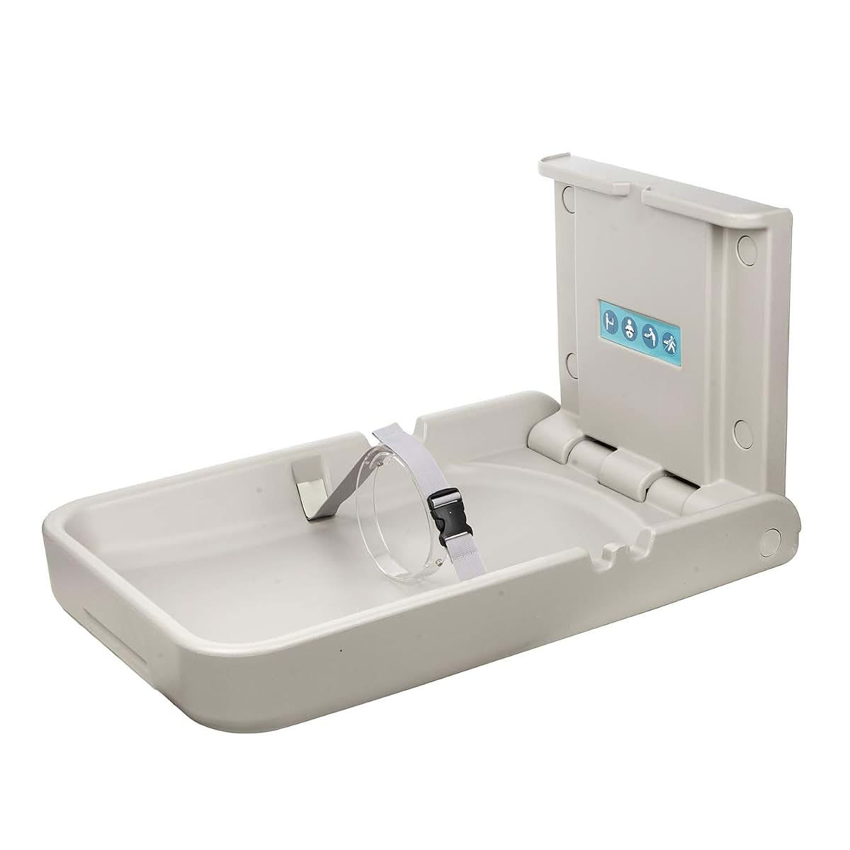 Modundry Baby Changing Diaper Station Wall-Mount: Vertical Baby Changing Table | Sturdy & Durable- with Safety Straps