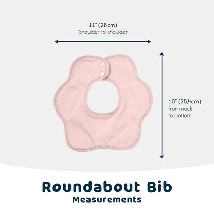 Tiny Twinkle Roundabout Drool Bibs 3 Pack - 360 Rotating Absorbent Teething Bibs