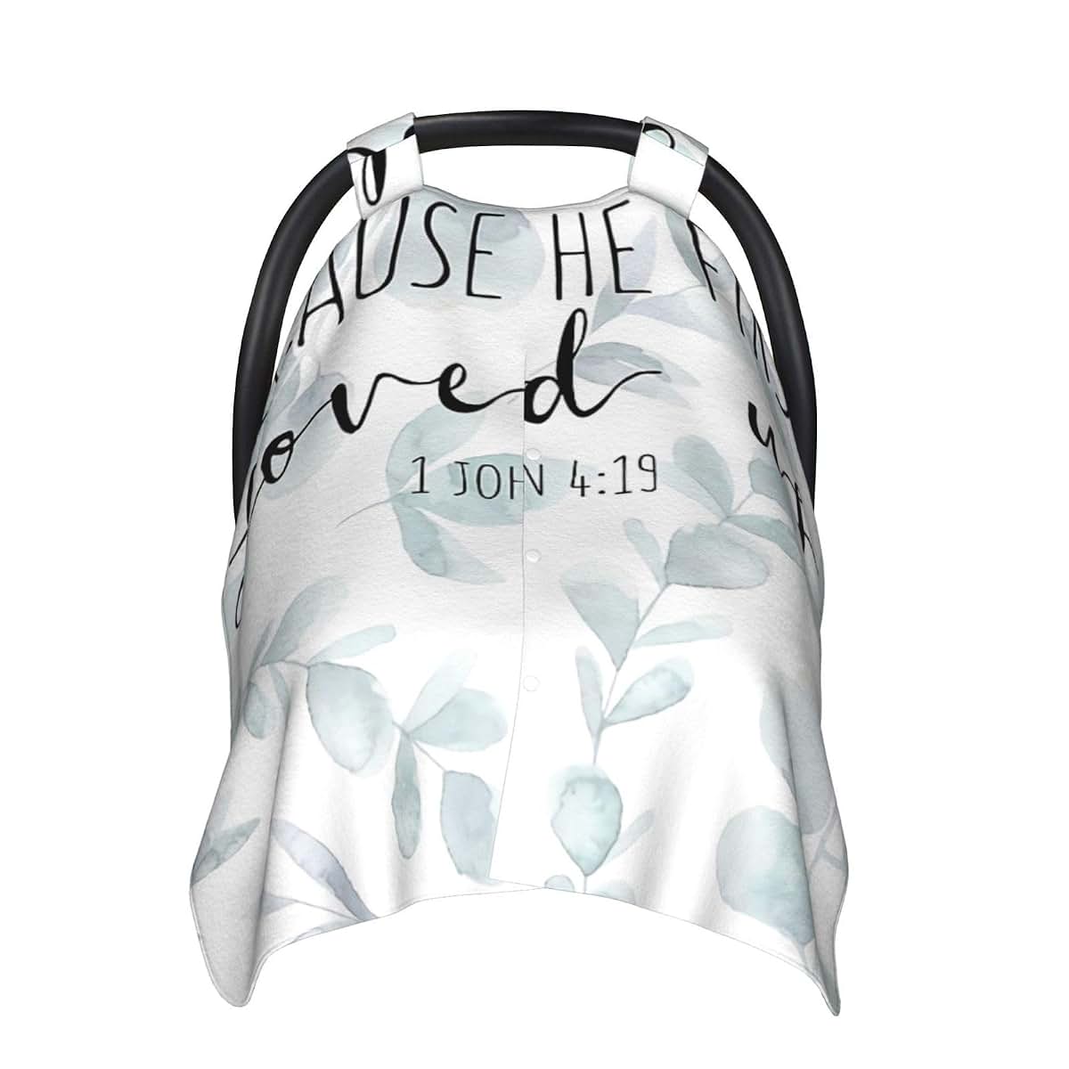 Breathable Baby Car Seat Cover & Nursing Cover - Multi-Use Stretch Fabric
