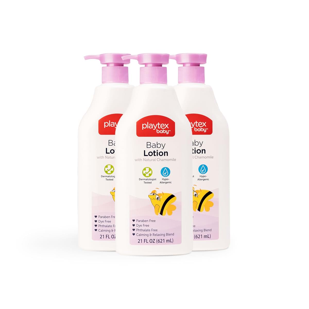 Playtex Baby Lotion for Moisturizing Skin - Lavender Chamomile 3-Pack