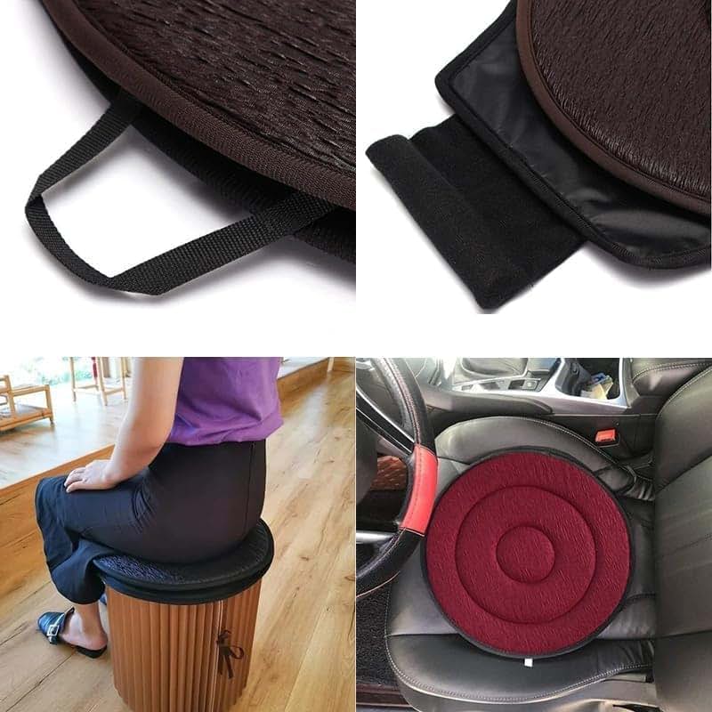 BabyOneStop 360 Rotating Seat Cushion for Car in Gray