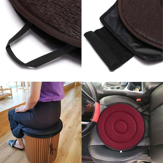 BabyOneStop 360 Rotating Seat Cushion for Car in Gray